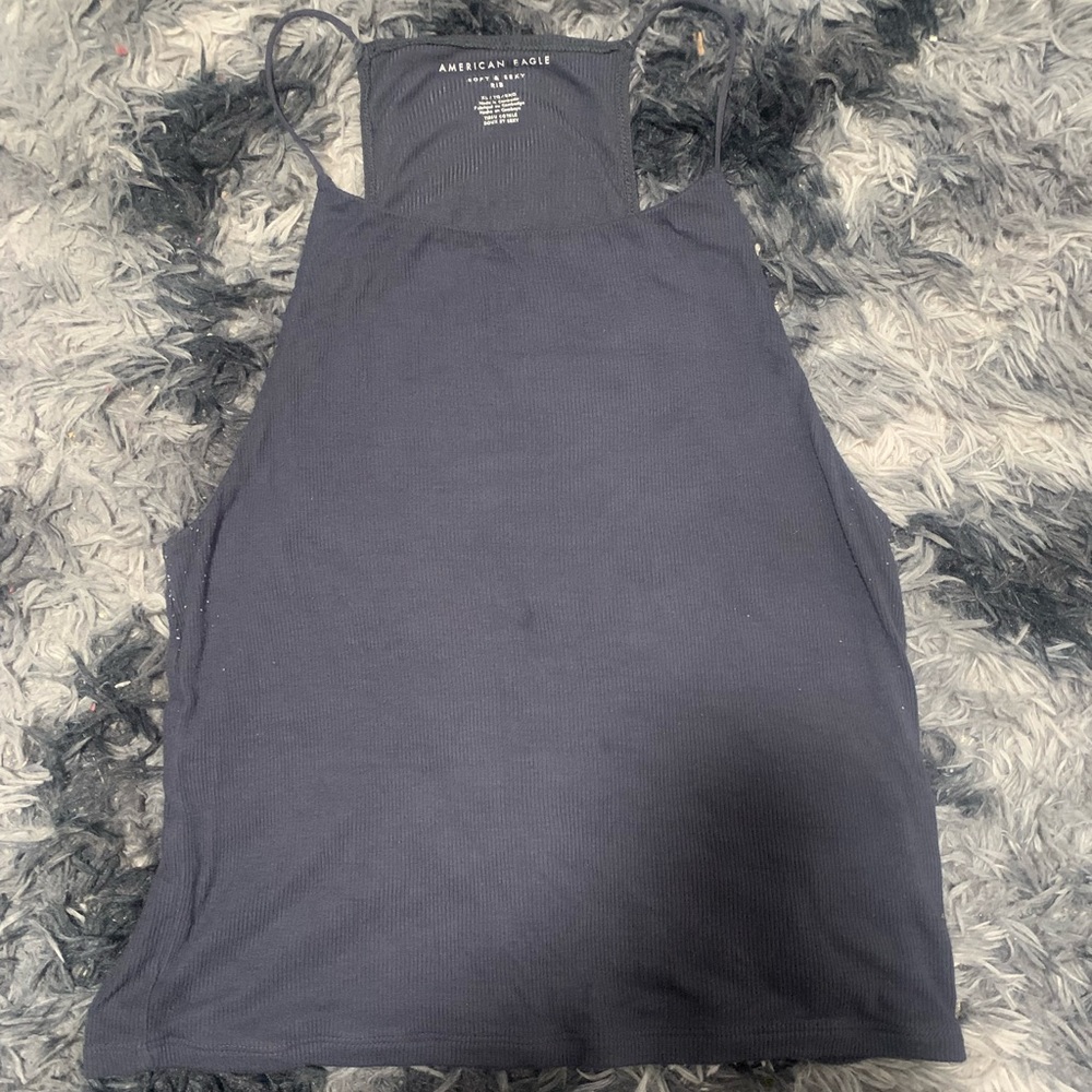 Charcoal gray halter tank top size XL American Eagle